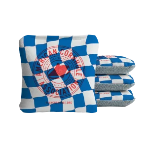 ACA Checkered Flag Synergy Soft Cornhole Zakjes (15x15 cm)